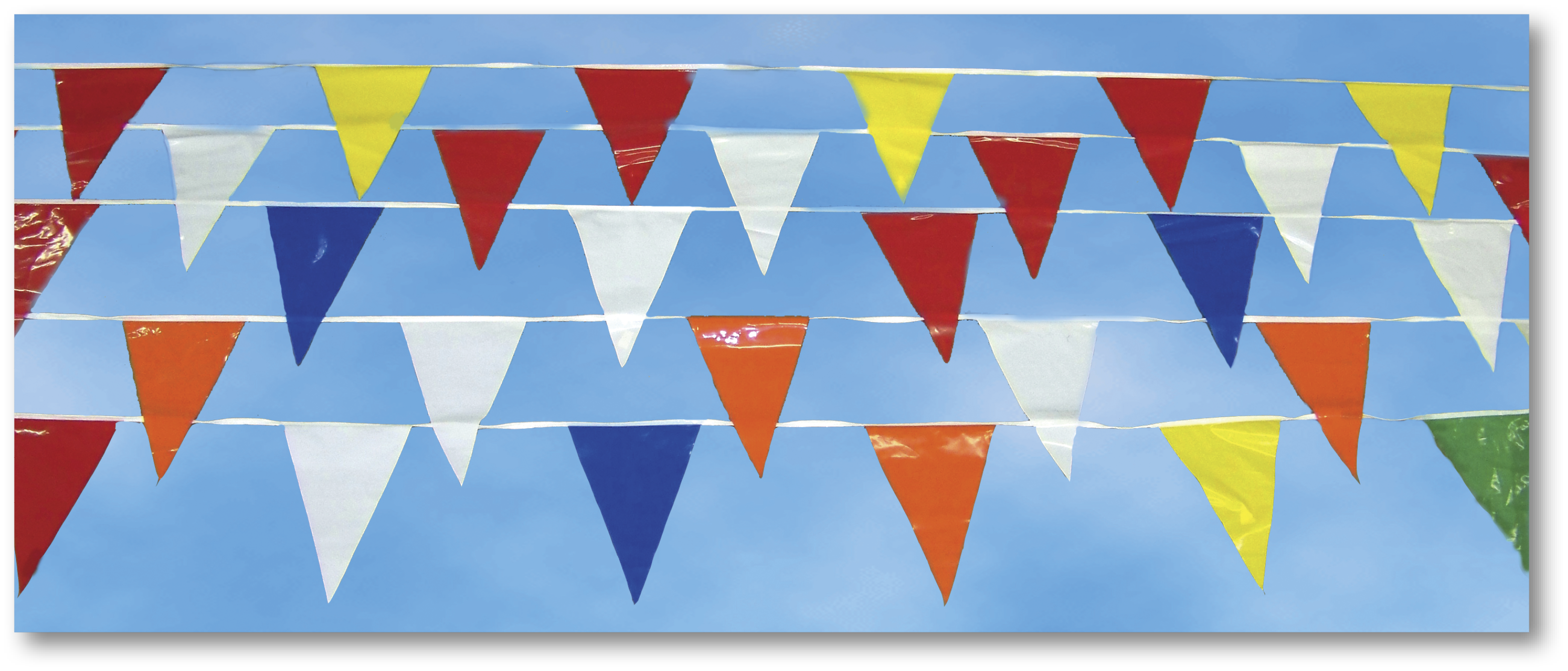 COLORFUL MASS PENNANTS 