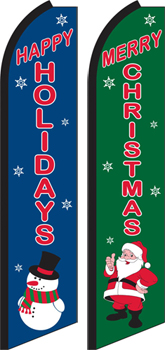 HOLIDAY SWOOPER FLAGS 