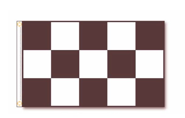 RACE TRACK CHECKERED FLAG 3 X 5