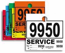 SERVICE DEPARTMENT TAGS