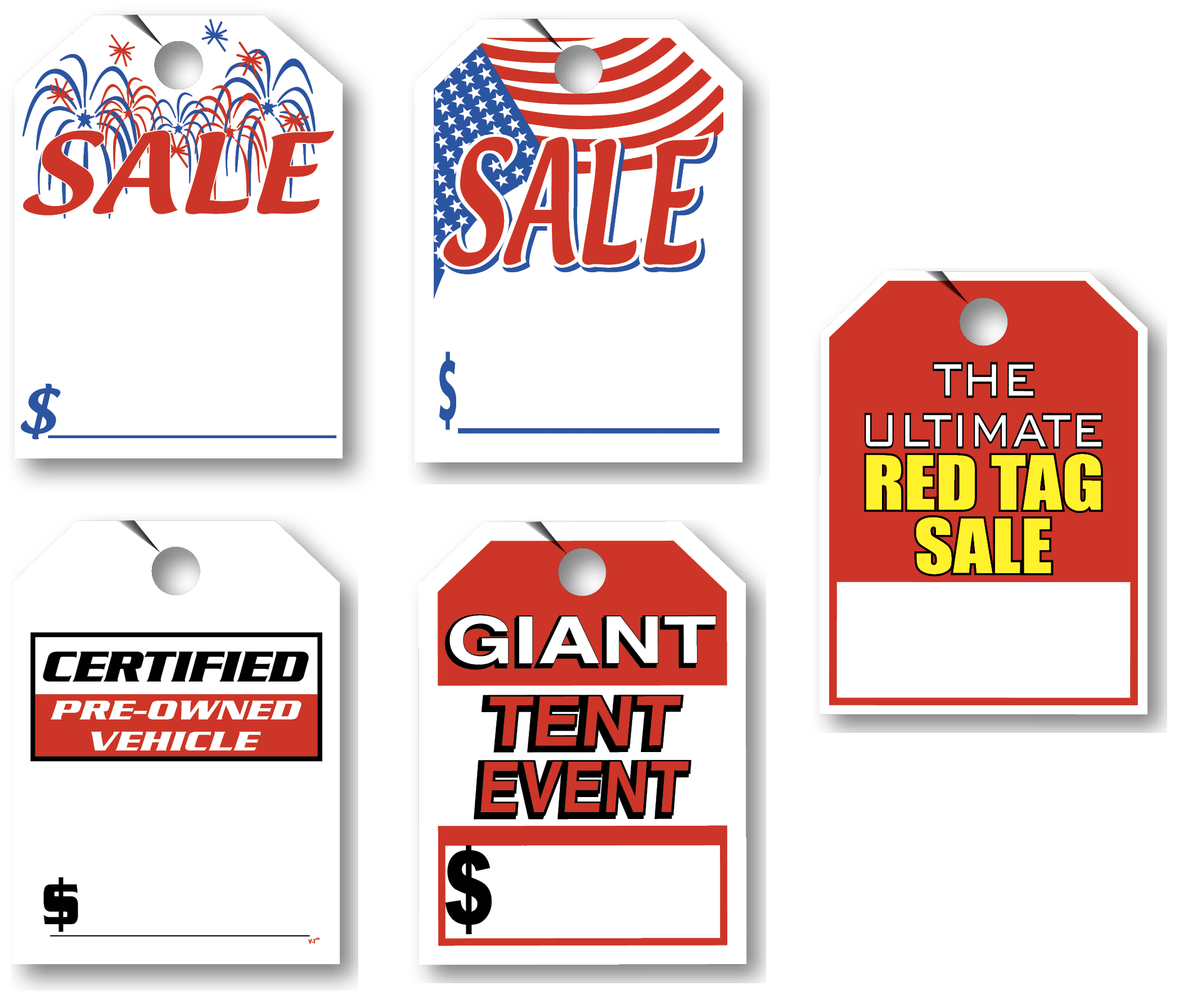 SPECIAL EVENT MIRROR HANG TAGS 