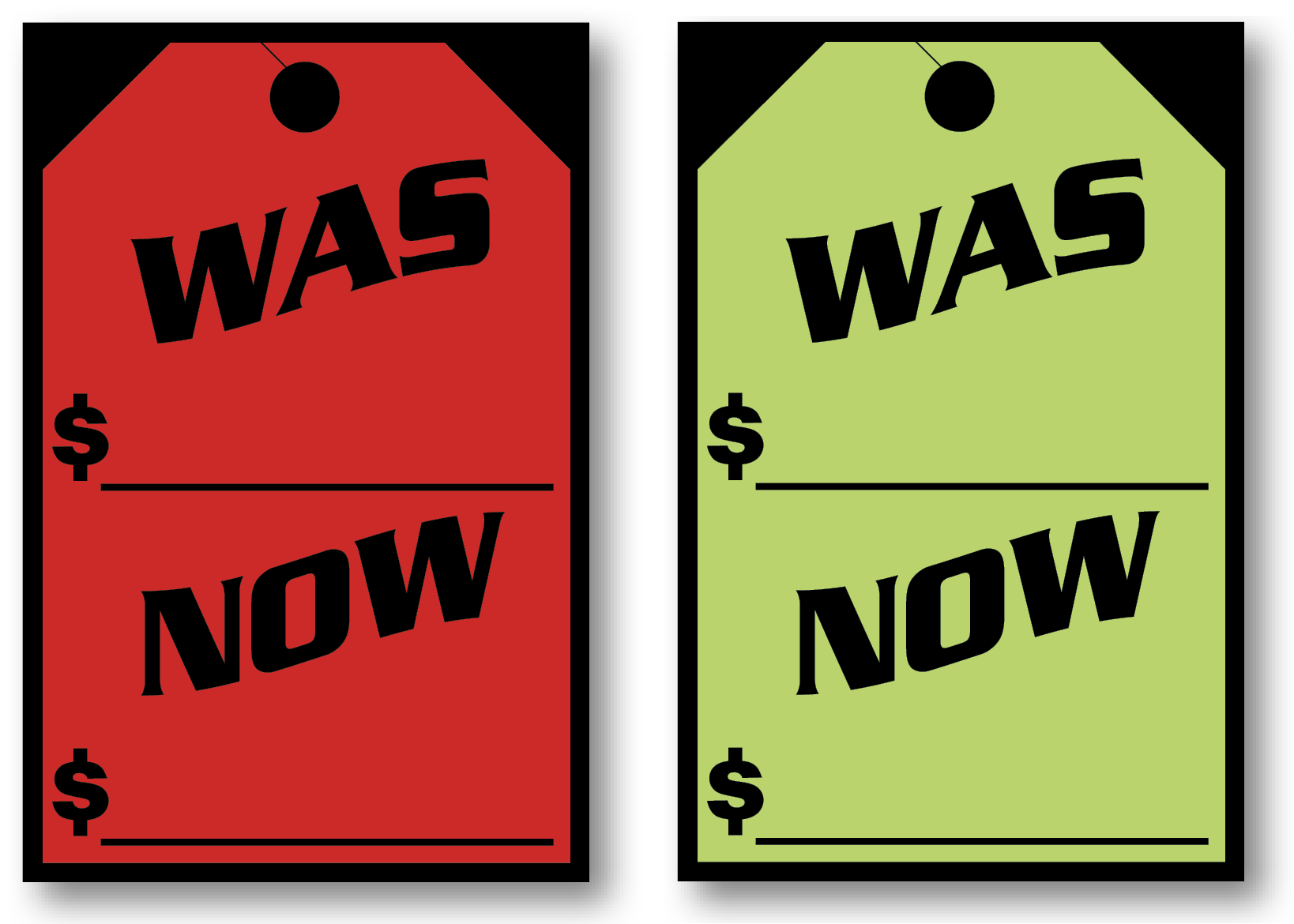 VINYL HANG TAG STICKERS