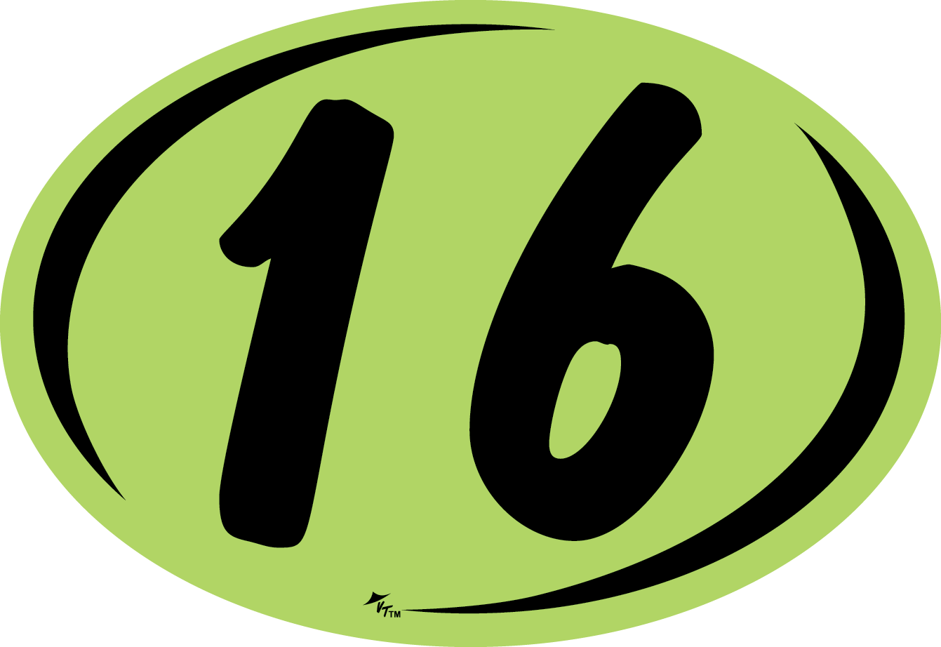 CHARTREUSE VINYL DUO DIGITS