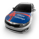 HAPPY HOLIDAYS HOOD COVER