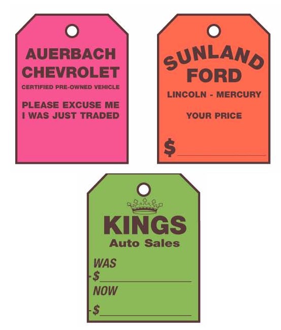 CUSTOM IMPRINTED HANG TAGS (8 1/2 in. x 11 in.)