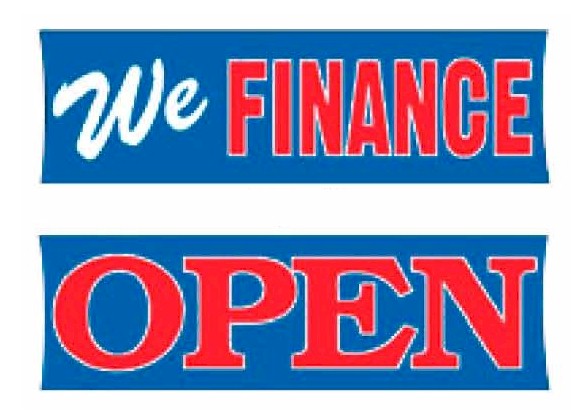 GIANT 3 ft. x 10 ft. FLUORESCENT DISPLAY BANNERS