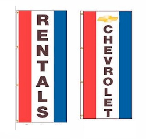 DRAPE FLAGS (DOUBLE SIDED) FOR INTERCEPTOR