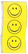 SMILEY FLAG - 3' X 8' VERTICAL
